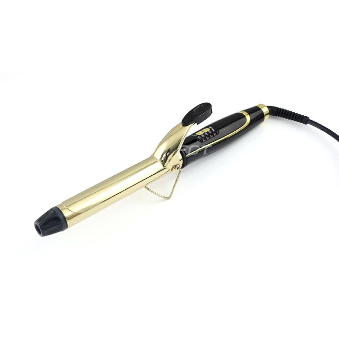 China Wholesale high quality gold titanium hair curling tongs F998DA manufacturer