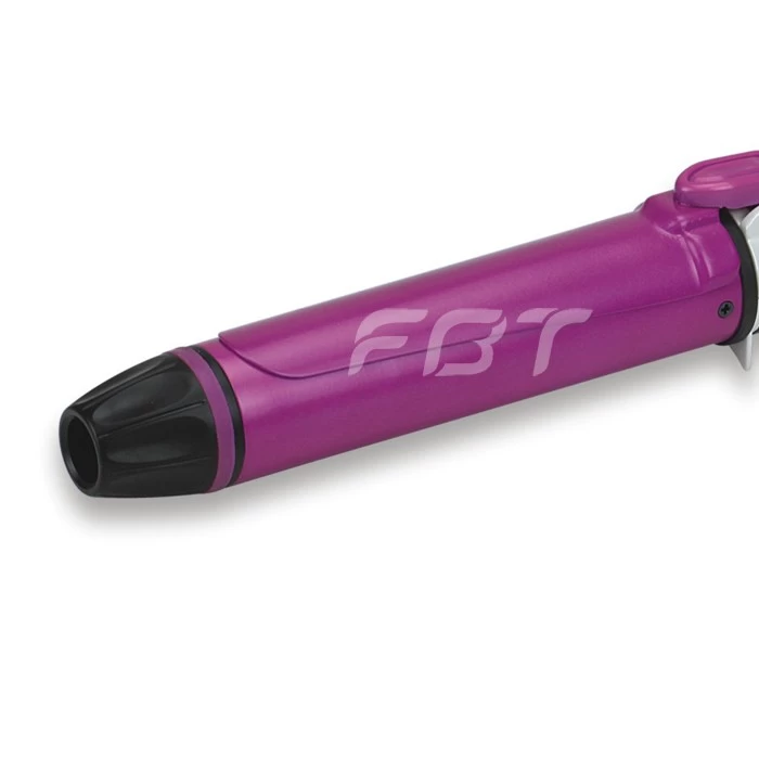 New design wholesale online professional spin curler with rotatable clip F998E
