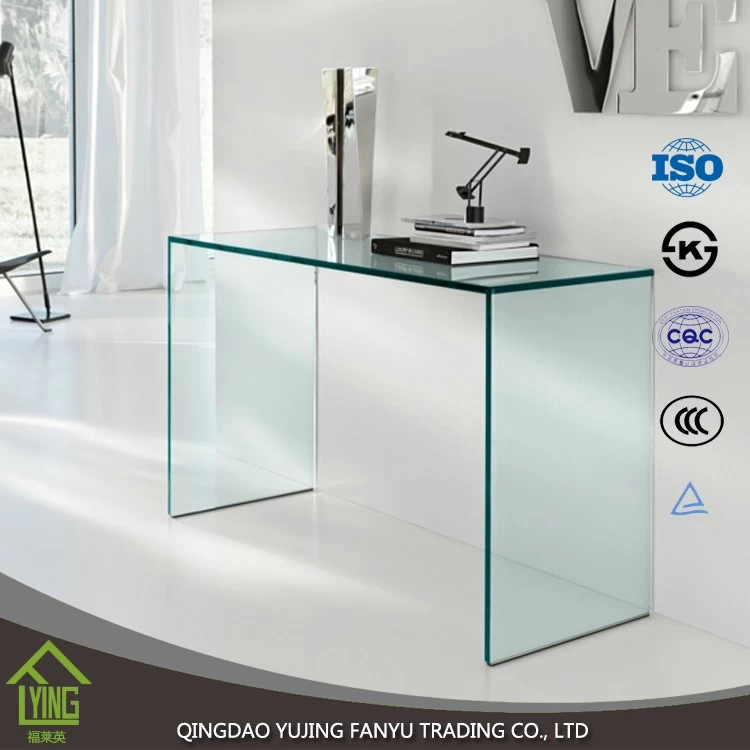 中国 10mm 12mm super clear toughened glass for home building using 制造商