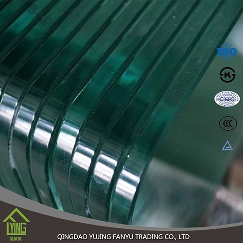 Cina vetro temperato trasparente da 10mm per railling e recinzioni produttore