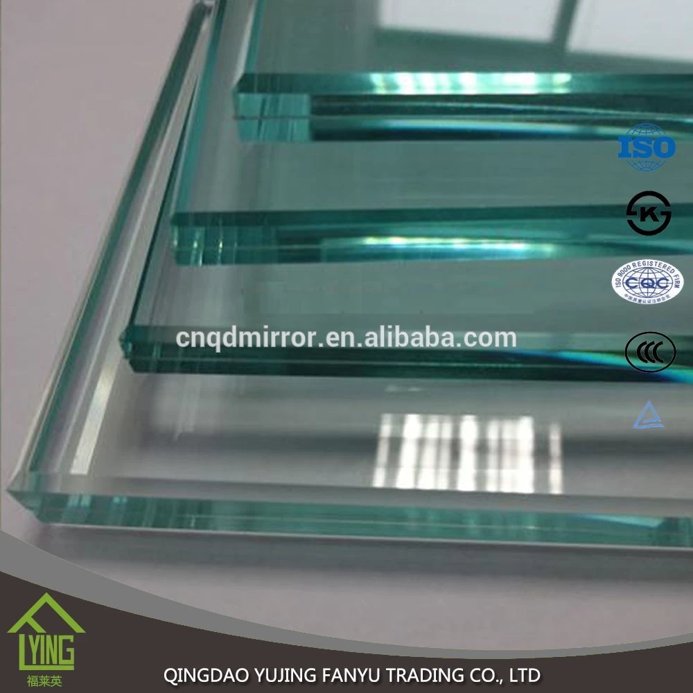 الصين طحن غرامة 10 ملم خفف من الزجاج العادي لمزيد من المعالجة الصانع