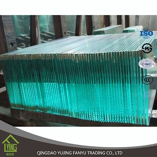 China 12mm 19mm tempered glass for commerical buildings glass furniture block manufacturer