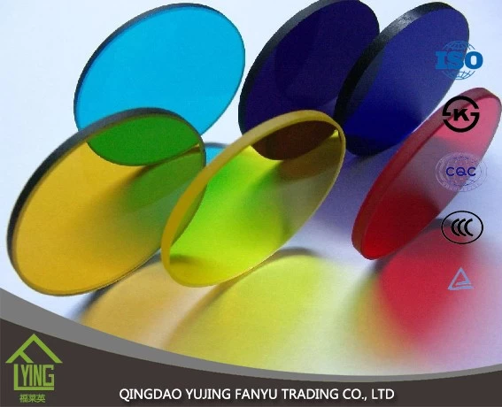 中国 12 毫米有色玻璃板材与 CE & ISO 证书 制造商
