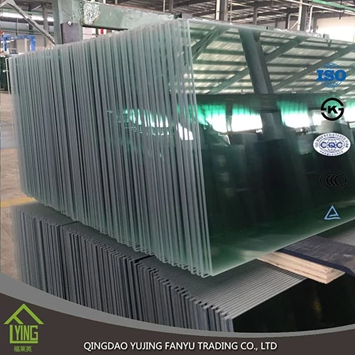 China 19mm roughly polished tempered plain glass for further processing manufacturer
