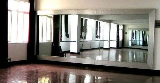 China 2mm - 12mm sportschool veiligheid gebouw van grote wand spiegel fabrikant