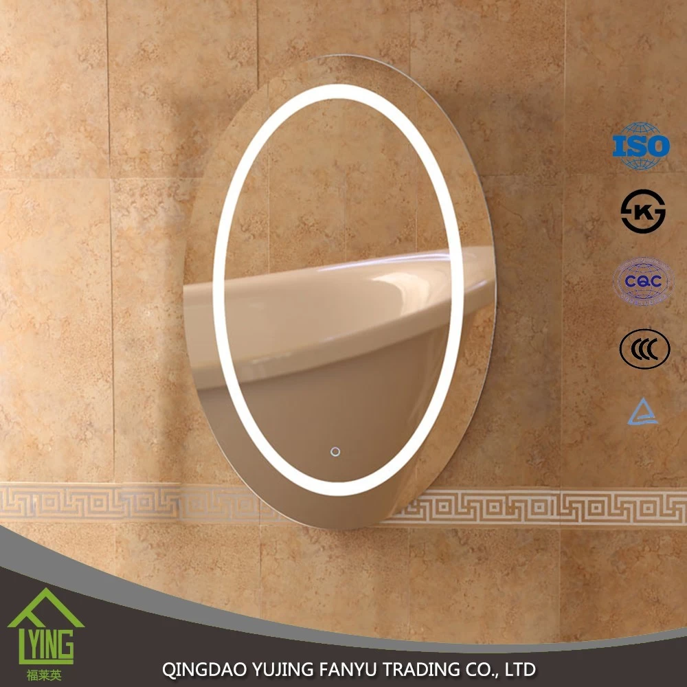 China LED bathroom mirror hotel backlit mirror manufacturer