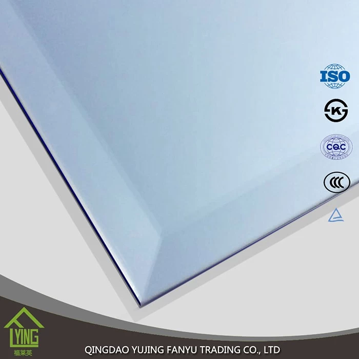 China Best price Clear beveled mirror frameless silver mirror for bathroom manufacturer