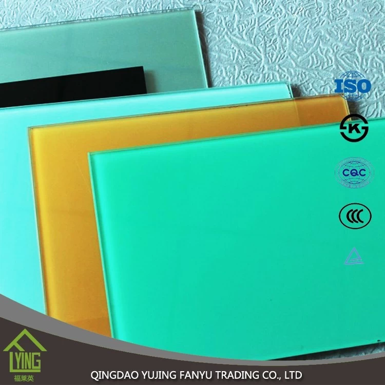 China 3mm 4mm 5mm 6mm 8mm 10mm F-Green colored tinted building glass Smart tinting glass from china manufacturer
