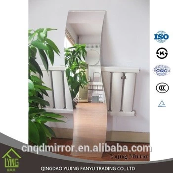 China 3 mm heldere, golvende zilveren spiegel in de vorm van een S-vormige spiegel fabrikant