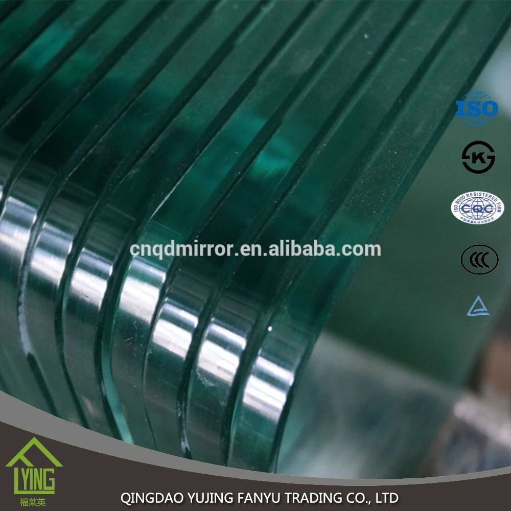 China 3mm fine grind tempered plain glass for further processing manufacturer