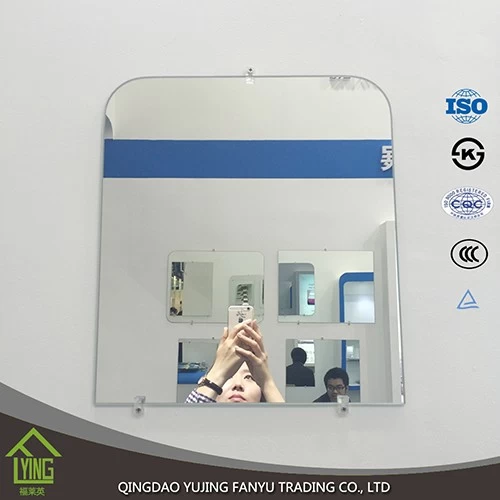 Chine Miroir mural biseauté 4mm 5mm pour miroir de salle de bain fabricant