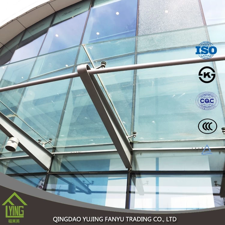 Cina 4mm 6mm 8mm 12mm thickness quality Tempered Glass in toughened produttore