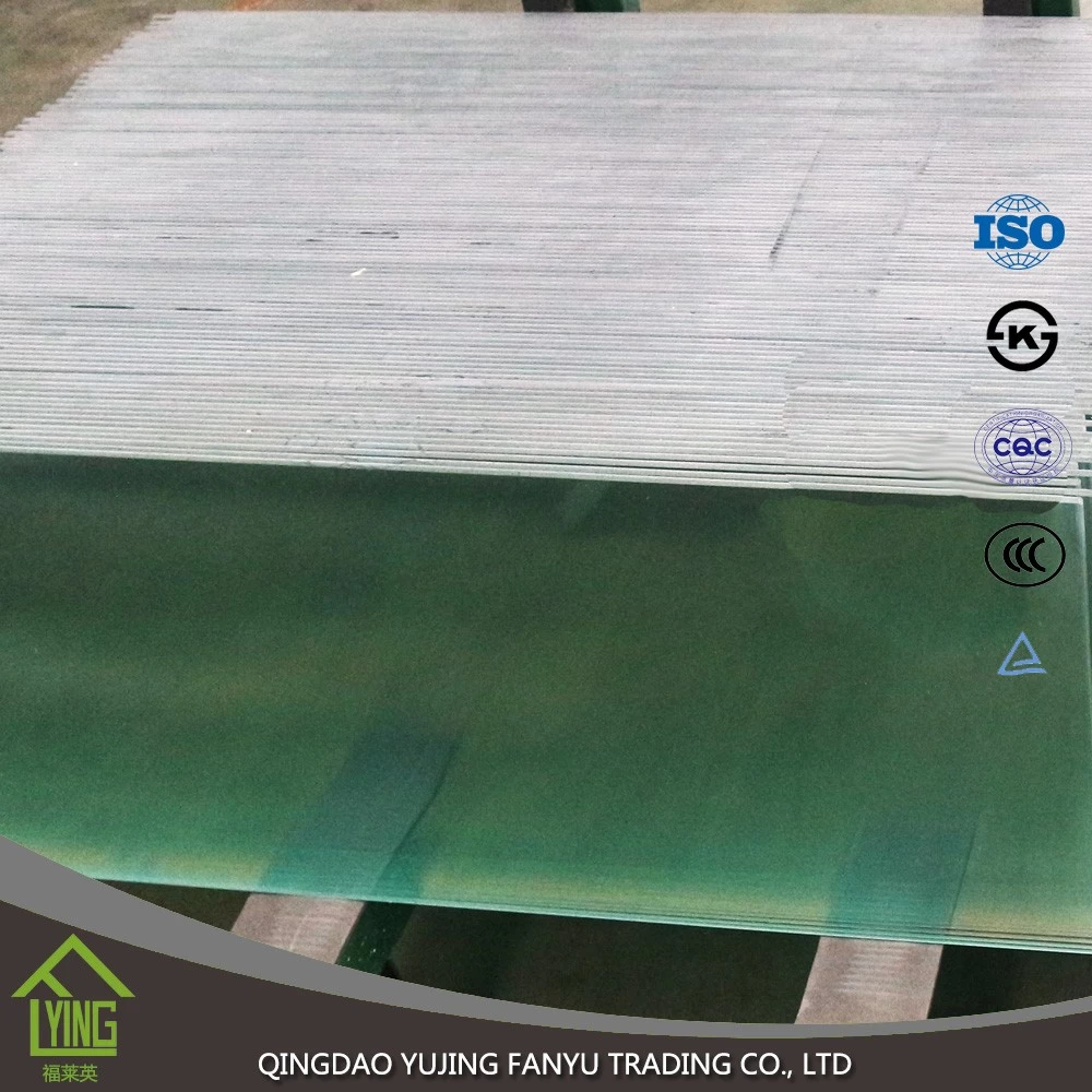 4mm roughly polished tempered plain glass for further processing