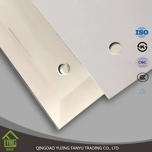 China 5mm bevelled silver mirror for bathroom manufacturer