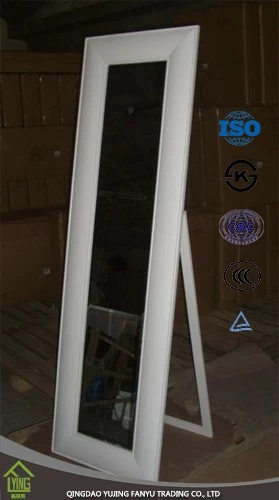 China 5mm ijdelheid volledige lengte vrijstaande spiegelglas fabrikant