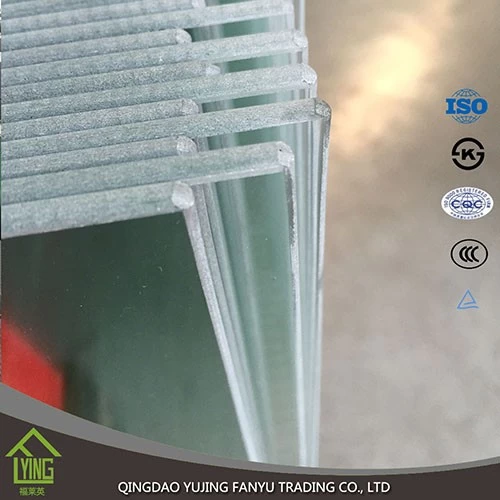 China 6mm roughly polished tempered plain glass for further processing manufacturer