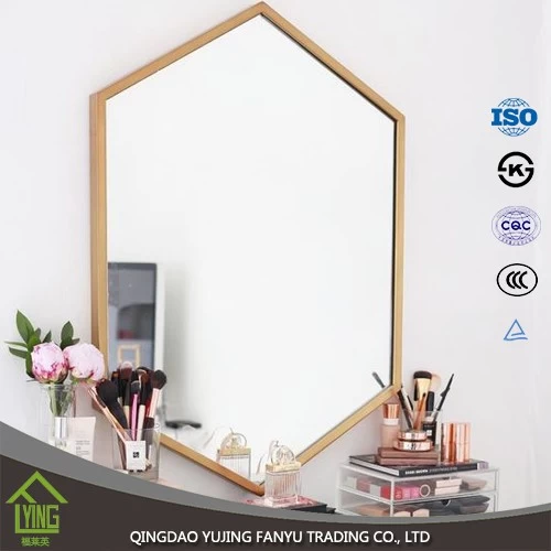 China China factory modern 3mm clear bathroom wall mirror manufacturer