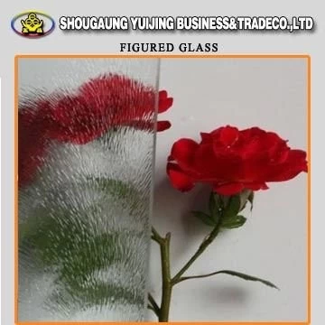 China Factory hot sales 2mm 3mm 4mm 5mm 6mm figured glass manufacturer