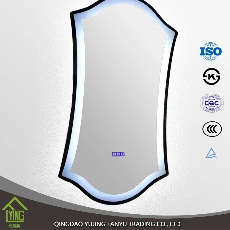 الصين New modern Customized Bathroom Led Lighted Vanity Mirror with Light for Bathroom Decor الصانع