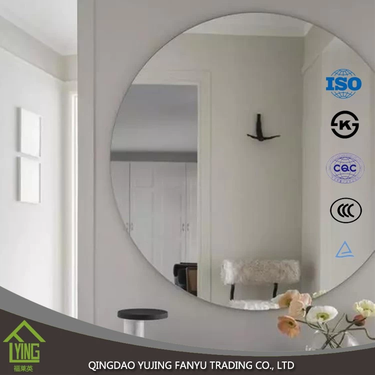 Chine Miroir de sécurité 6mm Float verre miroir pièces nettes pour miroir de salle de bain fabricant