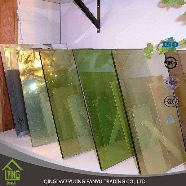 Китай Superhouse reflective glass door aluminum shed door tempered glass price производителя