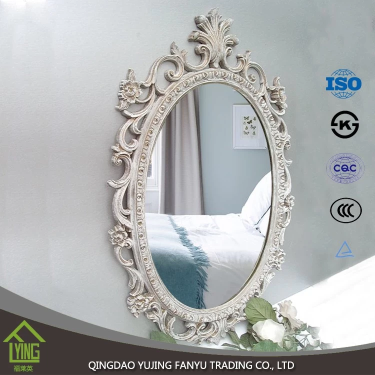 China Fonte de parede espelhada flor em forma de espelhos de parede Home decoração pendurada fabricante