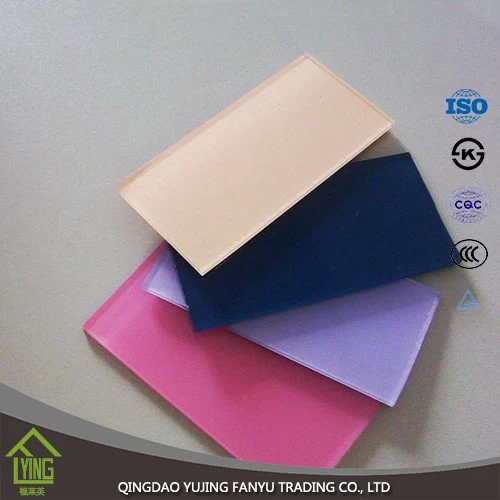 China Thriking Glass 4mm 5mm 6mm colored reflective glass, colored glass sheets fabricante