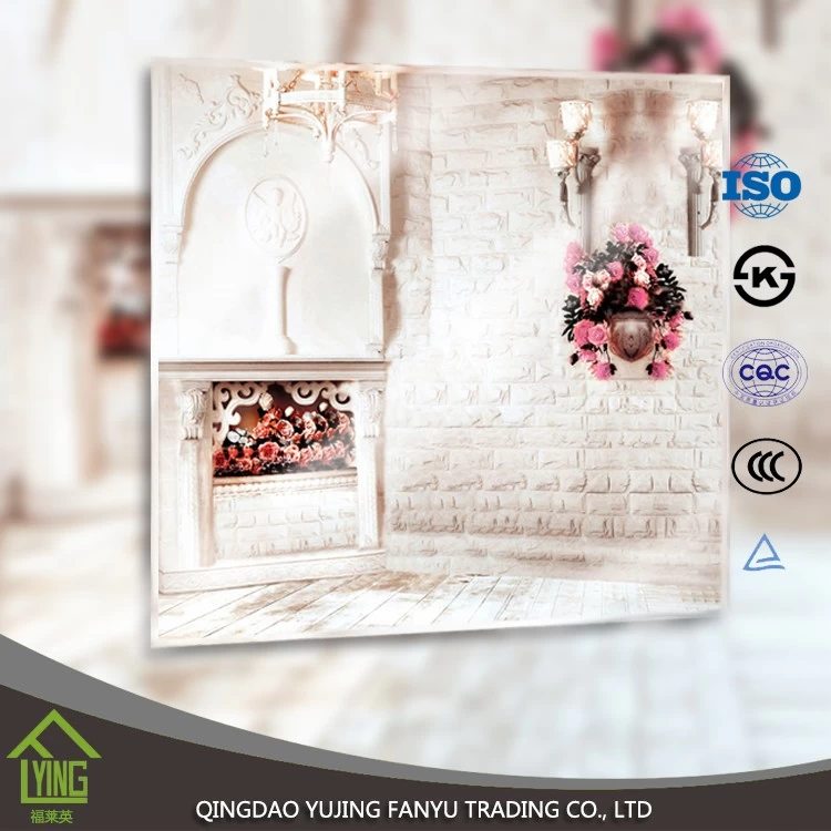 Китай Wholesale Best quality silver mirror with polish bevel edge wall mirror design decorative производителя