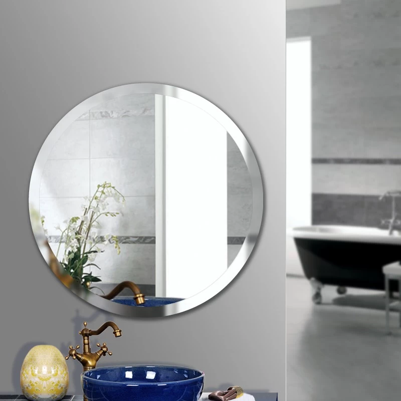 porcelana material 4mm baño plata espejo 4mm vidrio para hotel fabricante