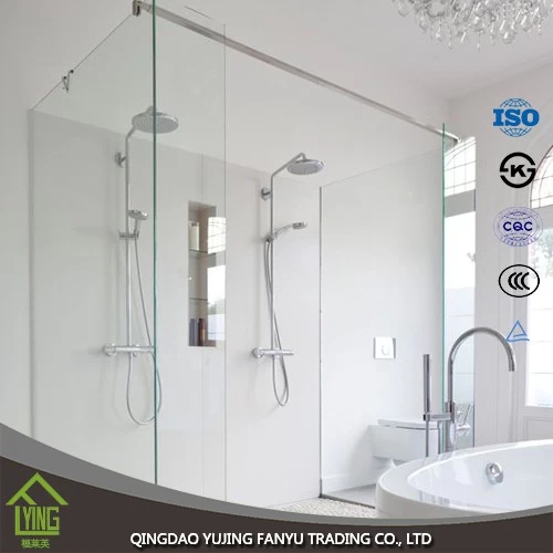 中国 透明钢化玻璃浴室淋浴门玻璃 制造商