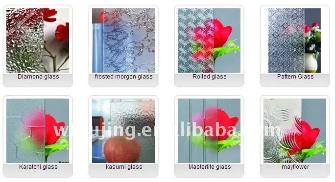 China patterned glass for bathroom manufacturer