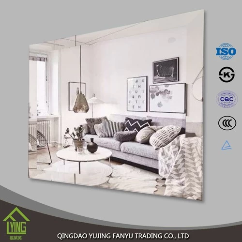 China glass mirror 1.5/2/3/4/5/6mm thickness Silver mirror for decoration manufacturer