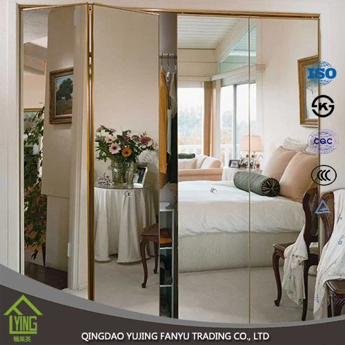 China grey back Bathroom Mirror with polished edge for bedroom by Chinese factory manufacturer