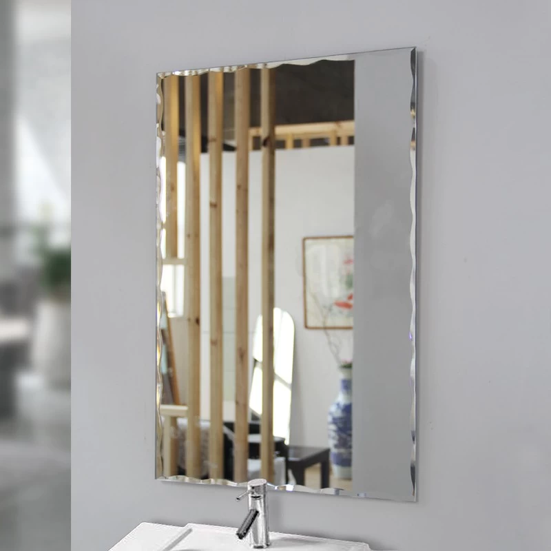 China decoração home quarto camarim alumínio quadro completo comprimento o espelho do banheiro fabricante