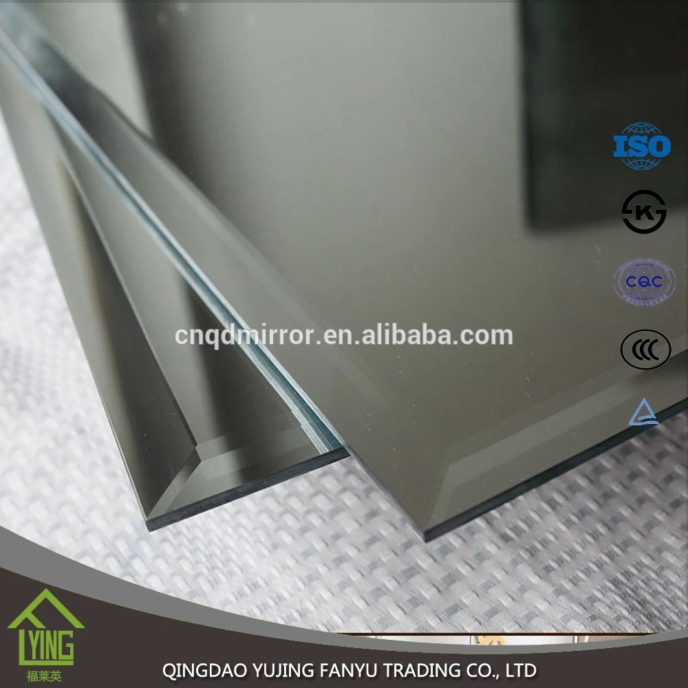 中国 modern design aluminum mirror with polished edge for home decoration 制造商