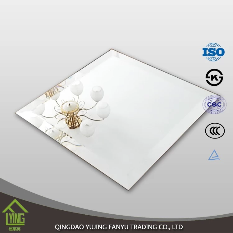 China square shape 3mm beveled mirror strips decorative mirror wholesale manufacturer