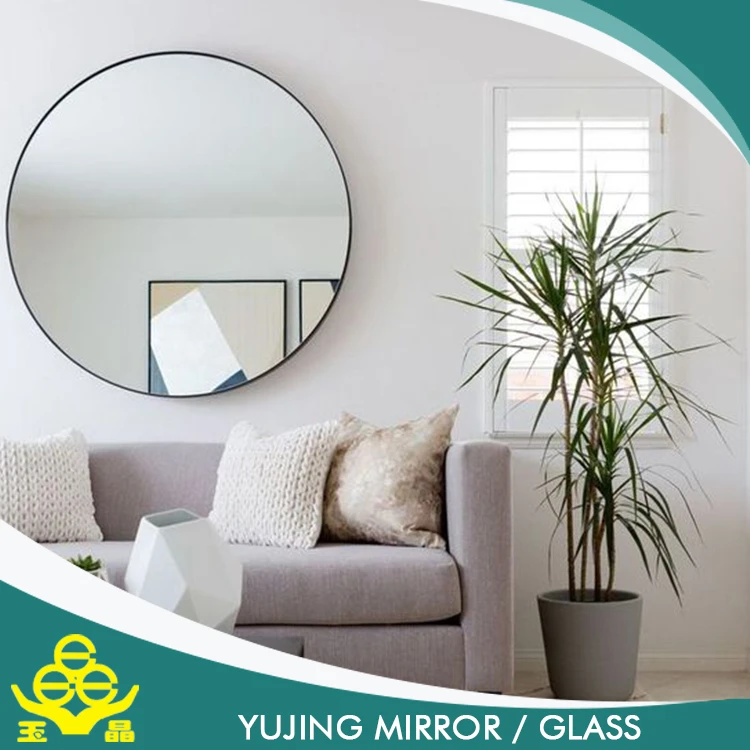 standard size silver mirror glass