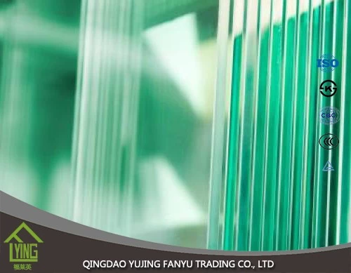 Cina wholesaler toughened Tempered Glass with factory price for construction produttore