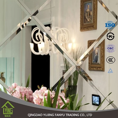 China yujing popular silver mirrors for home decoration manufacturer