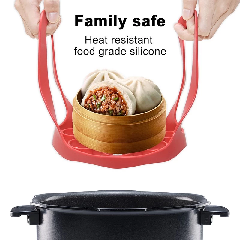 BHD Multi-Function BPA Free Pressure Cooker Sling Anti-scalding Silicone Bakeware Sling for Pots
