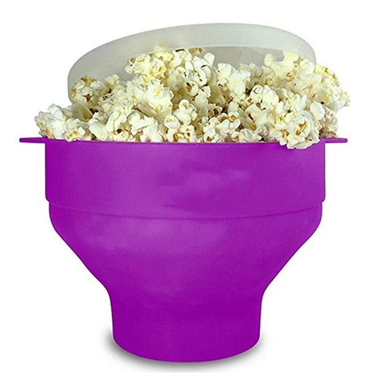 China Microwave Air Popcorn Popper factory,Silicone Popcorn Maker Bowl