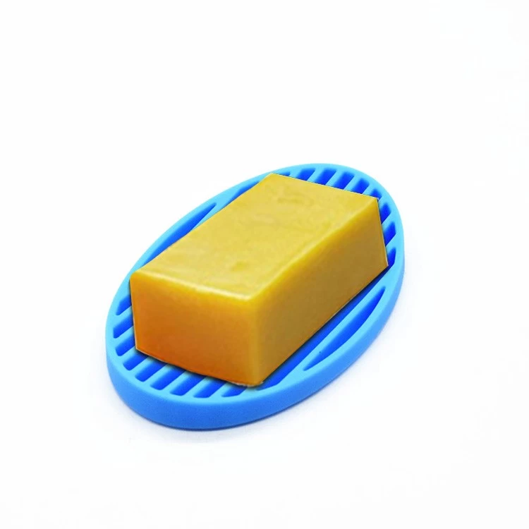 Porte-savon qui respecte l'environnement de silicone de support de savon en gros