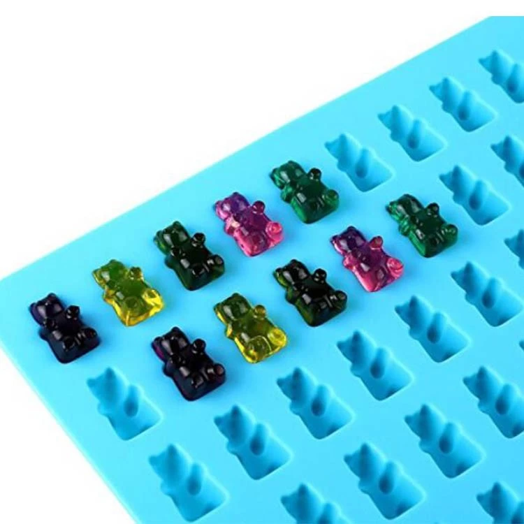 Gummy Bears BPA Free Silicone Mold of 3pcs/set easy to use Droppers for chocolate candy molds and Ice trays