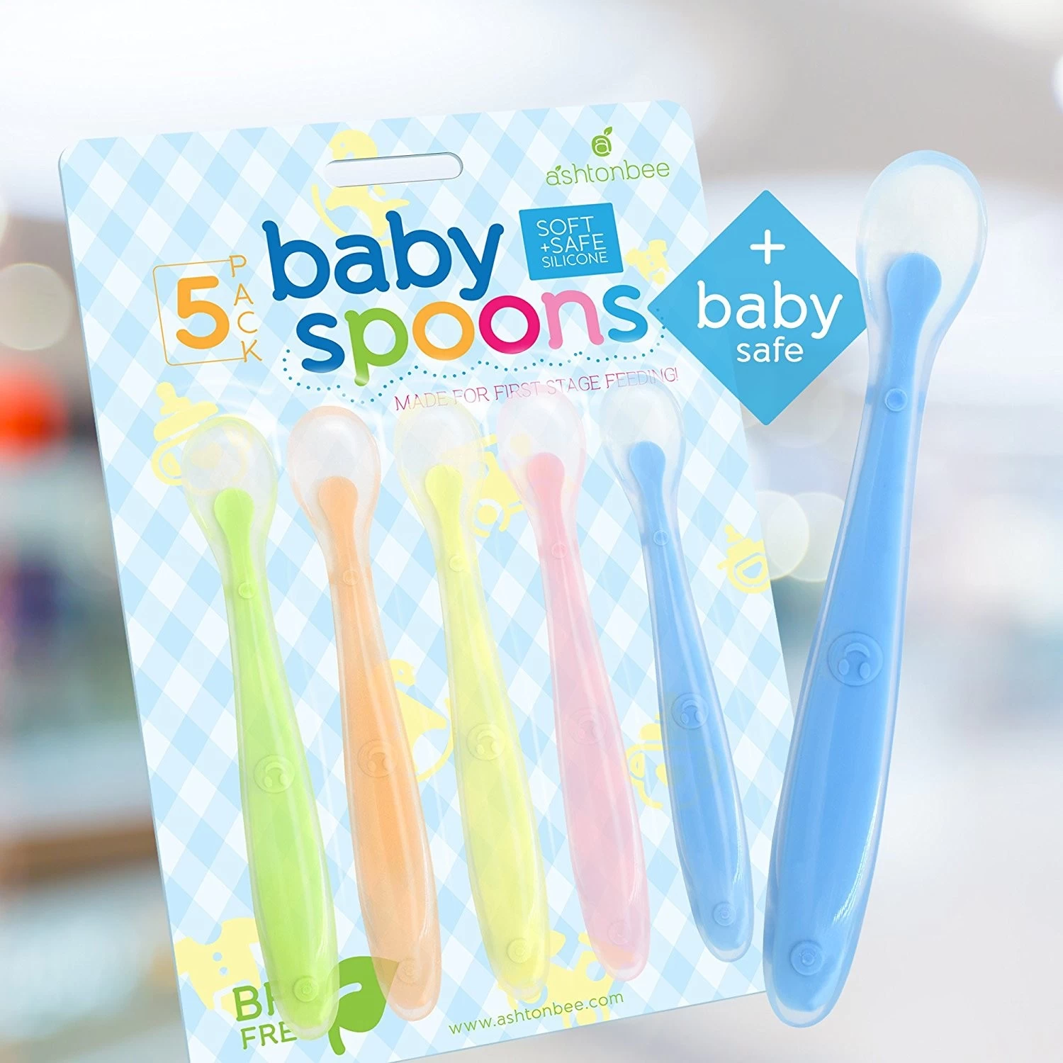 LFGB Approved Soft Baby Feeding Spoon Original Manufacturer
