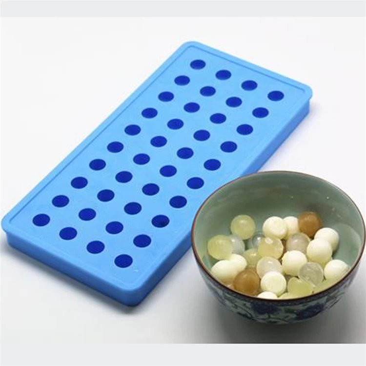 Mini Silicone 40 Cavités Ice Ball / Ice Cubes Moules DIY / Perles de Bonbons Marbres Grain Café Fruit Grain Jolies Particules de Glace