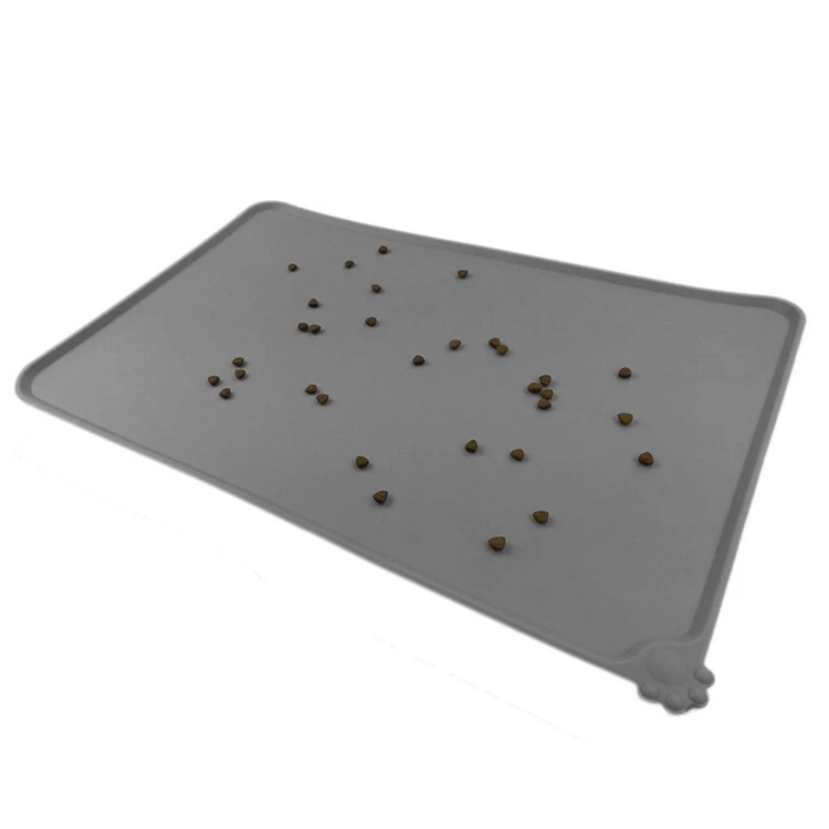 NEW Non Slip Silicone Pet Dog Bowl Mat,FDA Approved Pet Food Feeding Mat