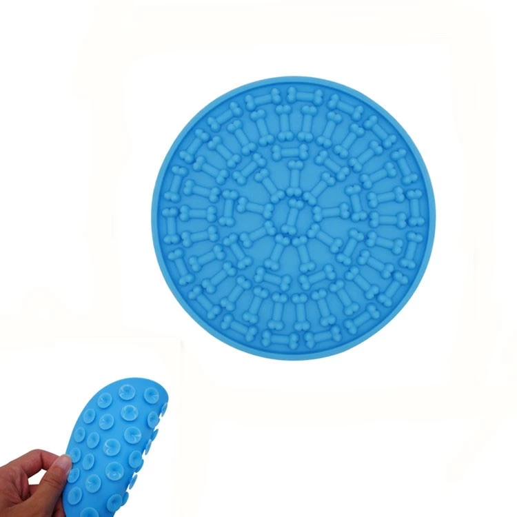 Perfect Silicone Dog Bath Washing Distraction Lick Pad with Suction Cups