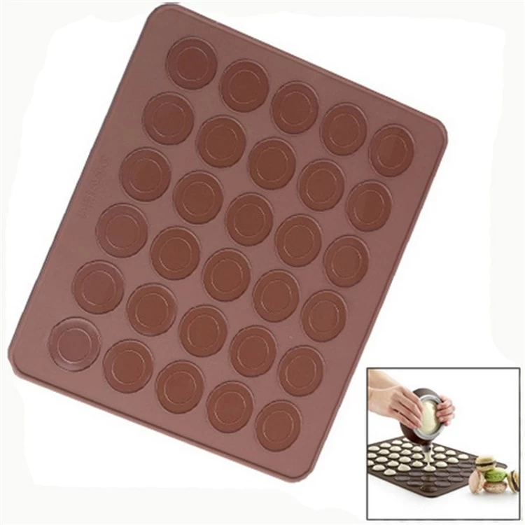 non-stick macaron professional silicone place mat wholesale baking mat with macaron pot