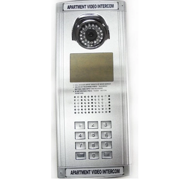 China 2 Wire video deurtelefoon Building Entry System ontgrendelen van de ID-kaart en wachtwoord PY-M8A363 fabrikant