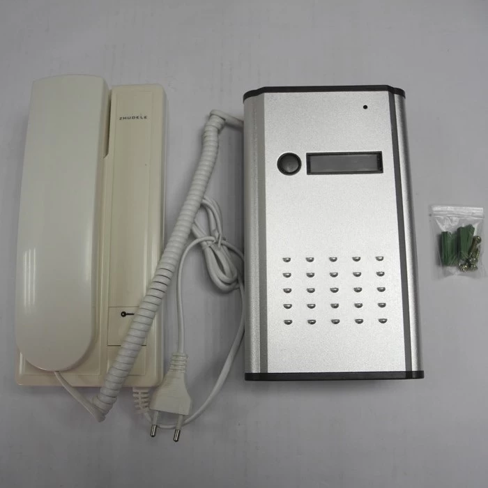 चीन DIY के दो तार हैंडसेट ऑडियो द्वार फोन 1v1 इंटरकॉम सिस्टम PY-DP3208A उत्पादक